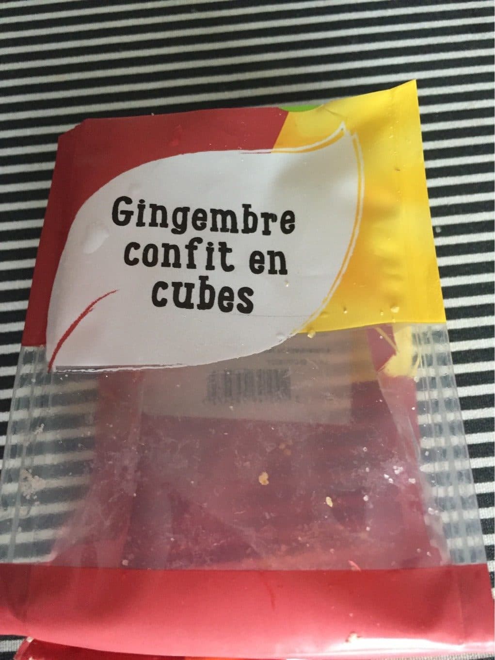 LES ACCENTS DU SOLEIL Cubes de gingembre confits Bio packshot