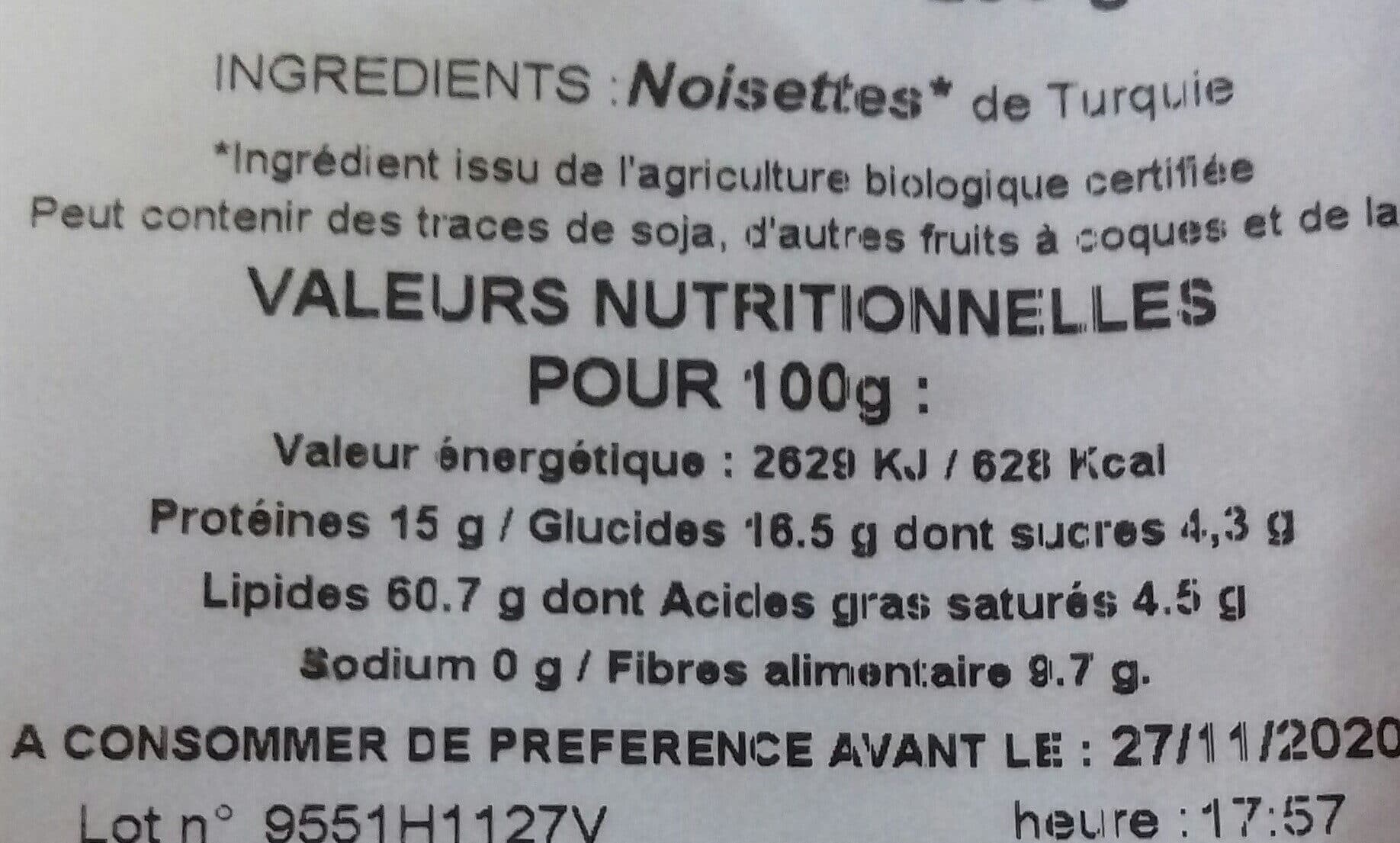 les accents du soleil Noisettes packshot