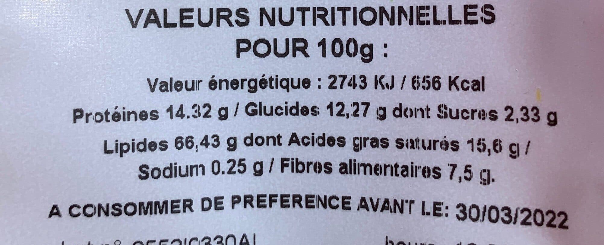 Les Accents du Soleil Noix d'Amazonie packshot