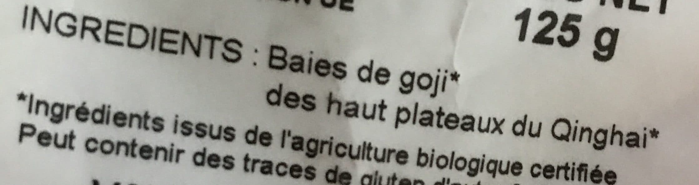 Les Accents Du Soleil Baies De Goji - Region Qinghai 280 Chine packshot