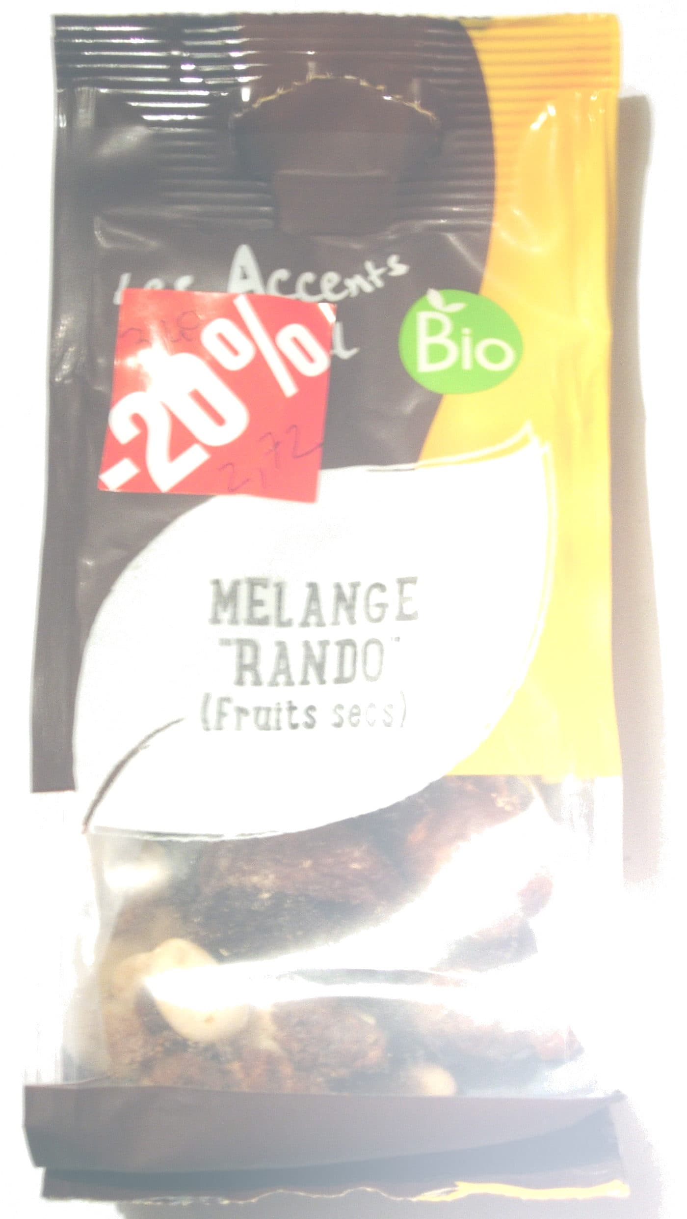 Les Accents du Soleil MELANGE "RANDO" (Fruits secs) packshot