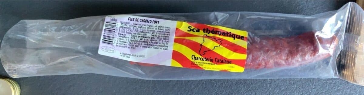 Open Food Facts Chorizo packshot