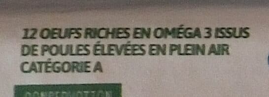 Open Food Facts Oeufs frais plein air packshot