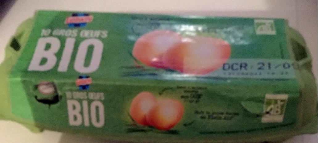 Lustucru 10 gros œufs bio packshot