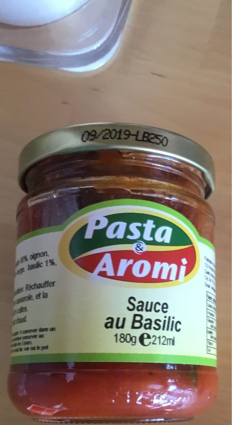 Pasta Et Aromi Sauce au basilic packshot