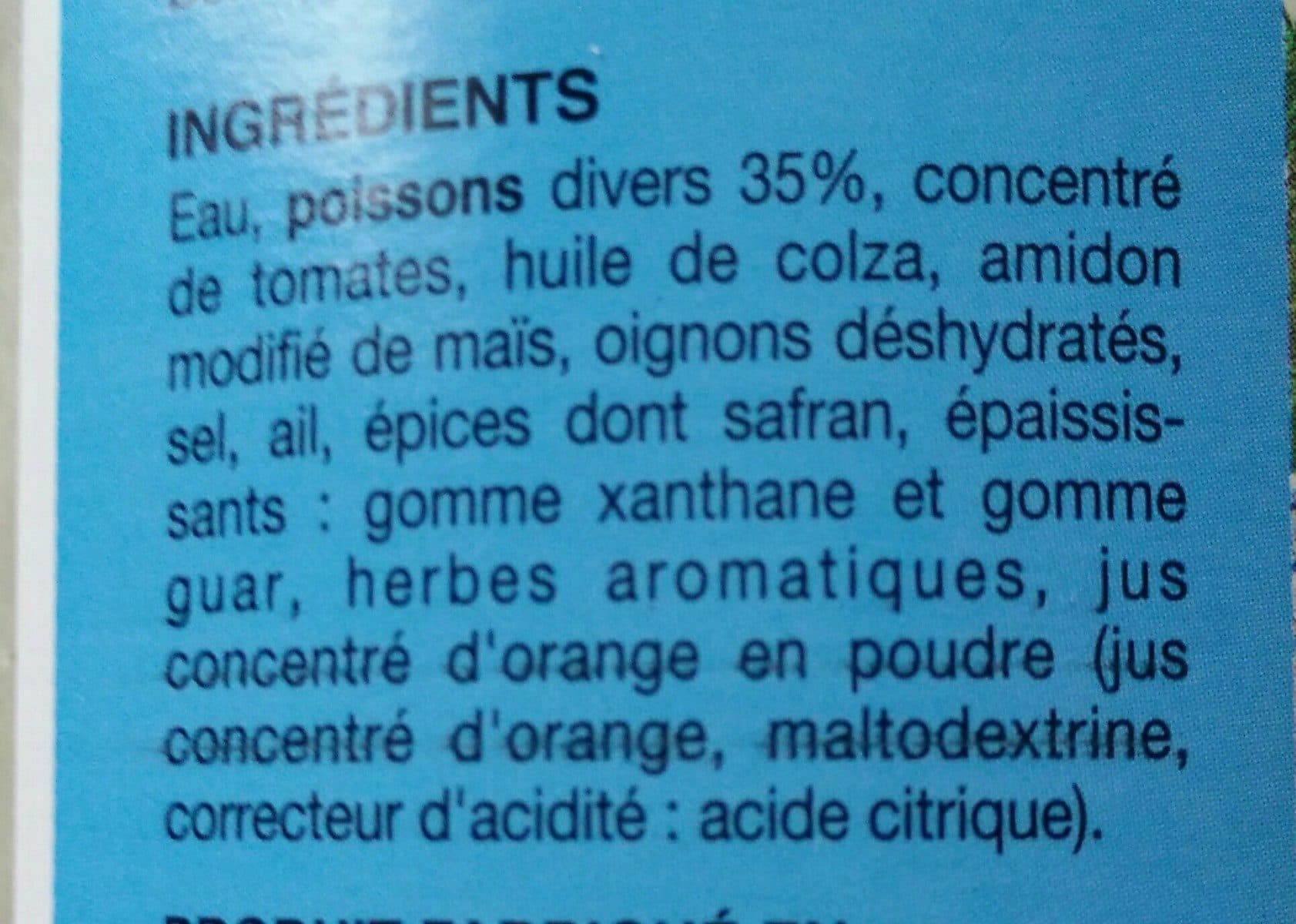 Open Food Facts Soupe De Poisson packshot