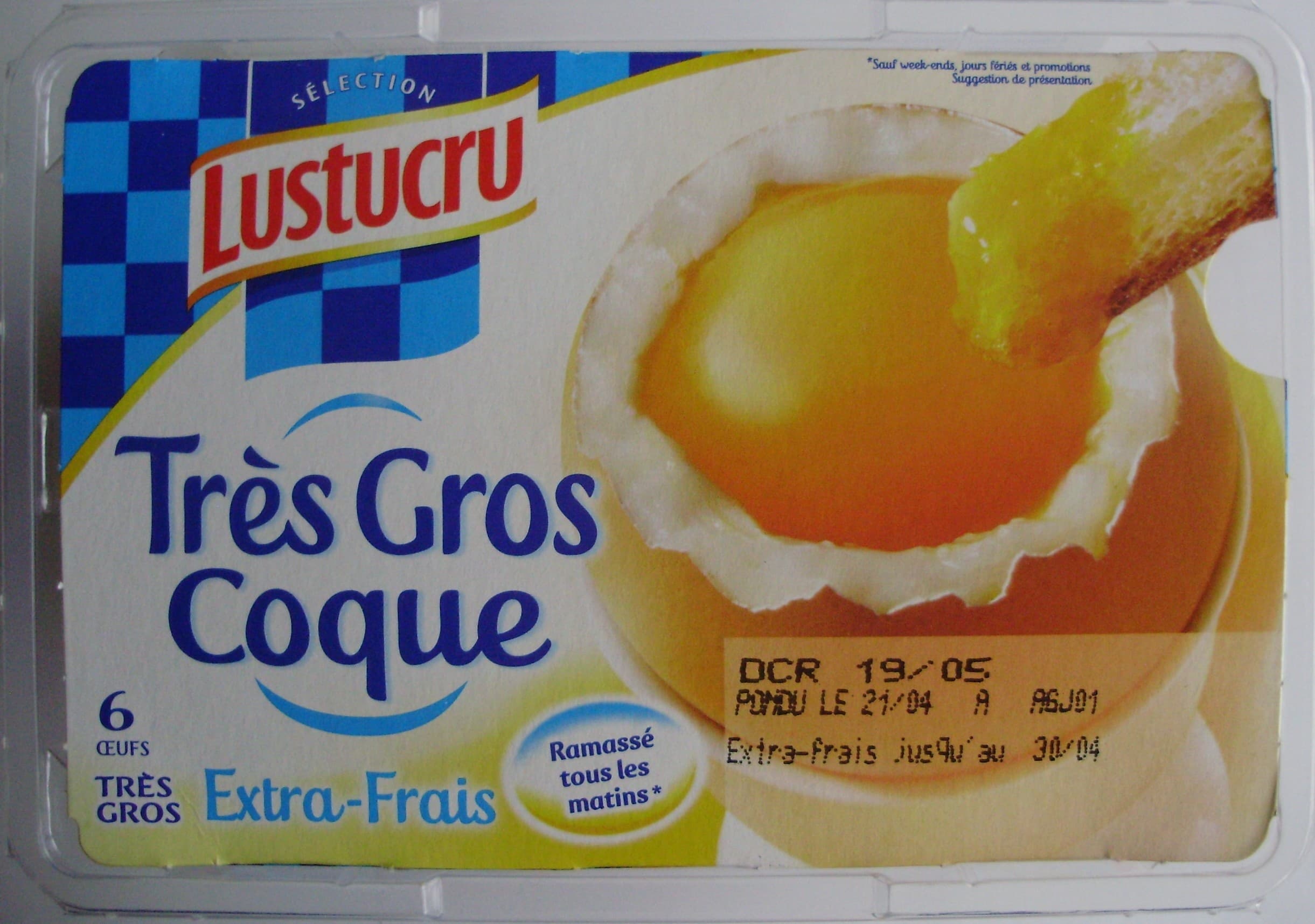 Ebro Foods 6 œufs Très Gros Coque, Extra-Frais packshot