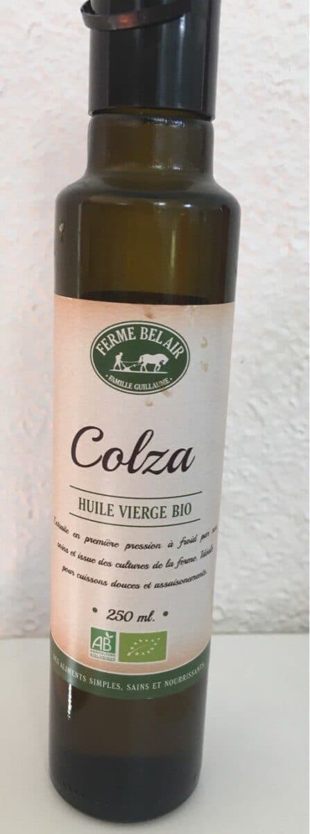 Open Food Facts Colza huile vierge bio packshot