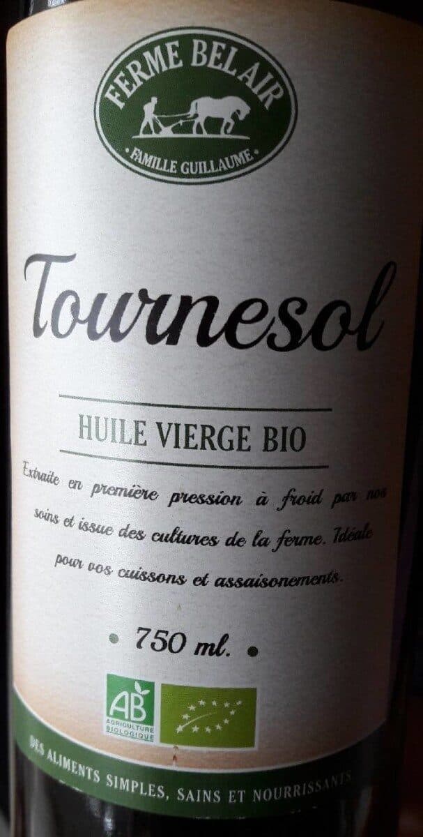 Open Food Facts Huile vierge de tournesol packshot