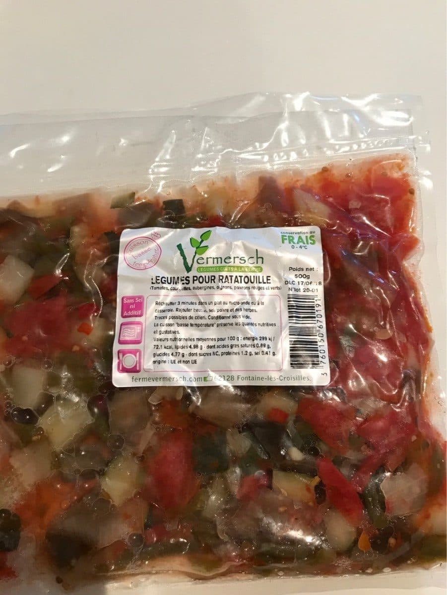 Open Food Facts Legumes pour ratatouille packshot