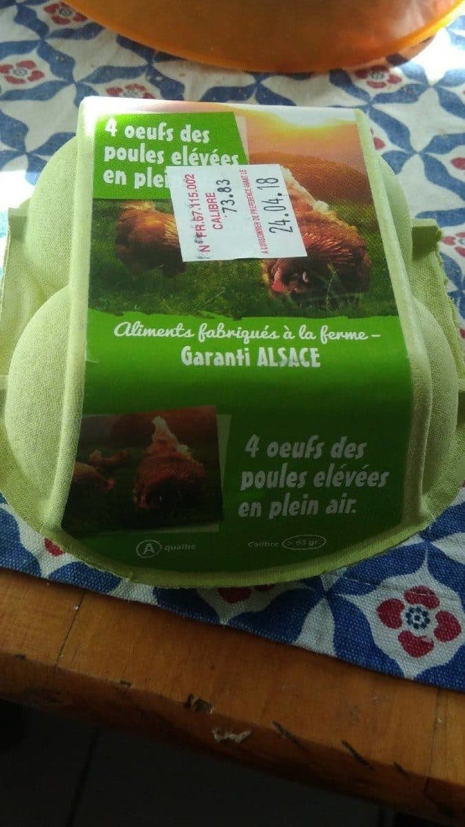 Open Food Facts Oeuf packshot