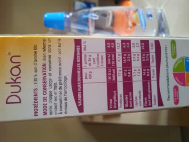 Dukan Son d'avoine bio packshot