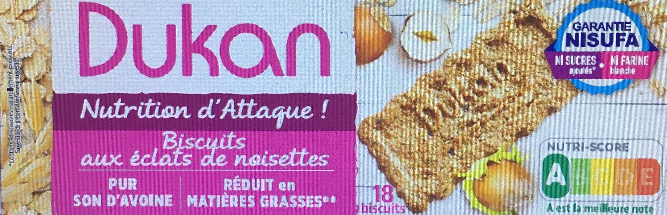 Dukan Biscuits aux éclats de noisettes packshot