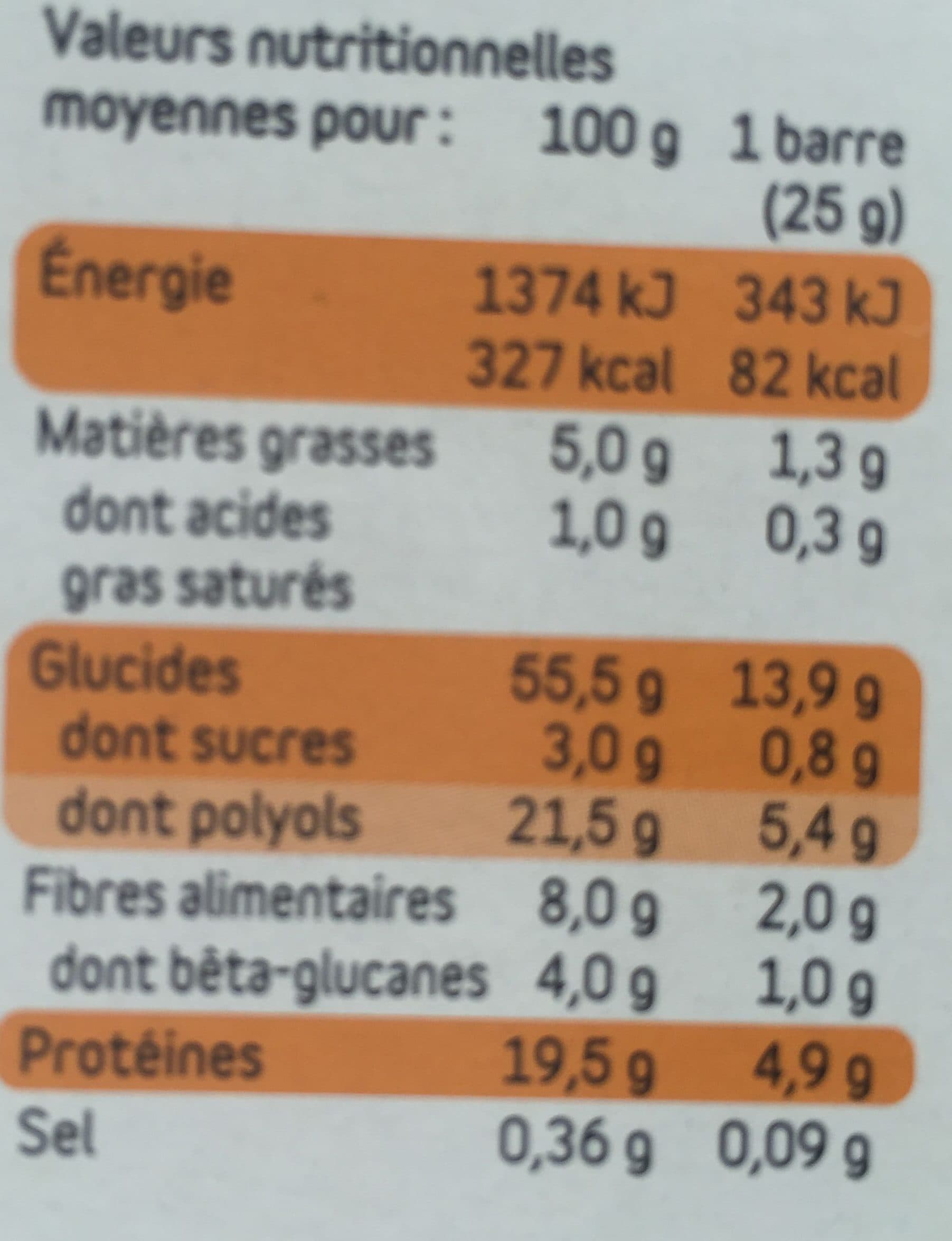 Dukan Barres aux graines de lin packshot