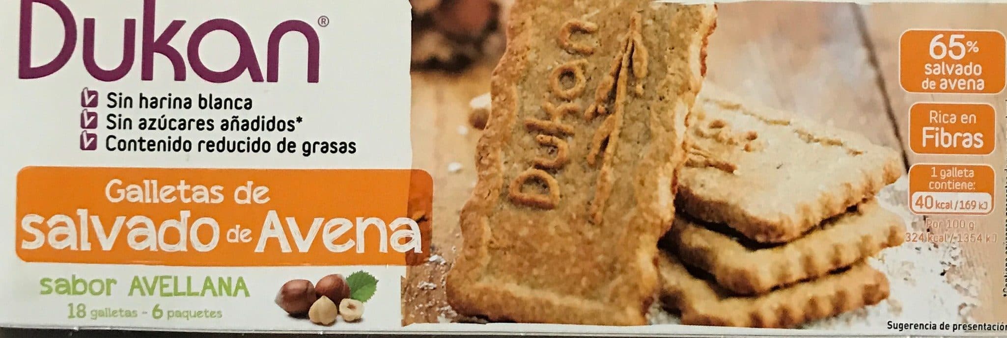 Dukan Dukan galletas con trozos de avellana packshot