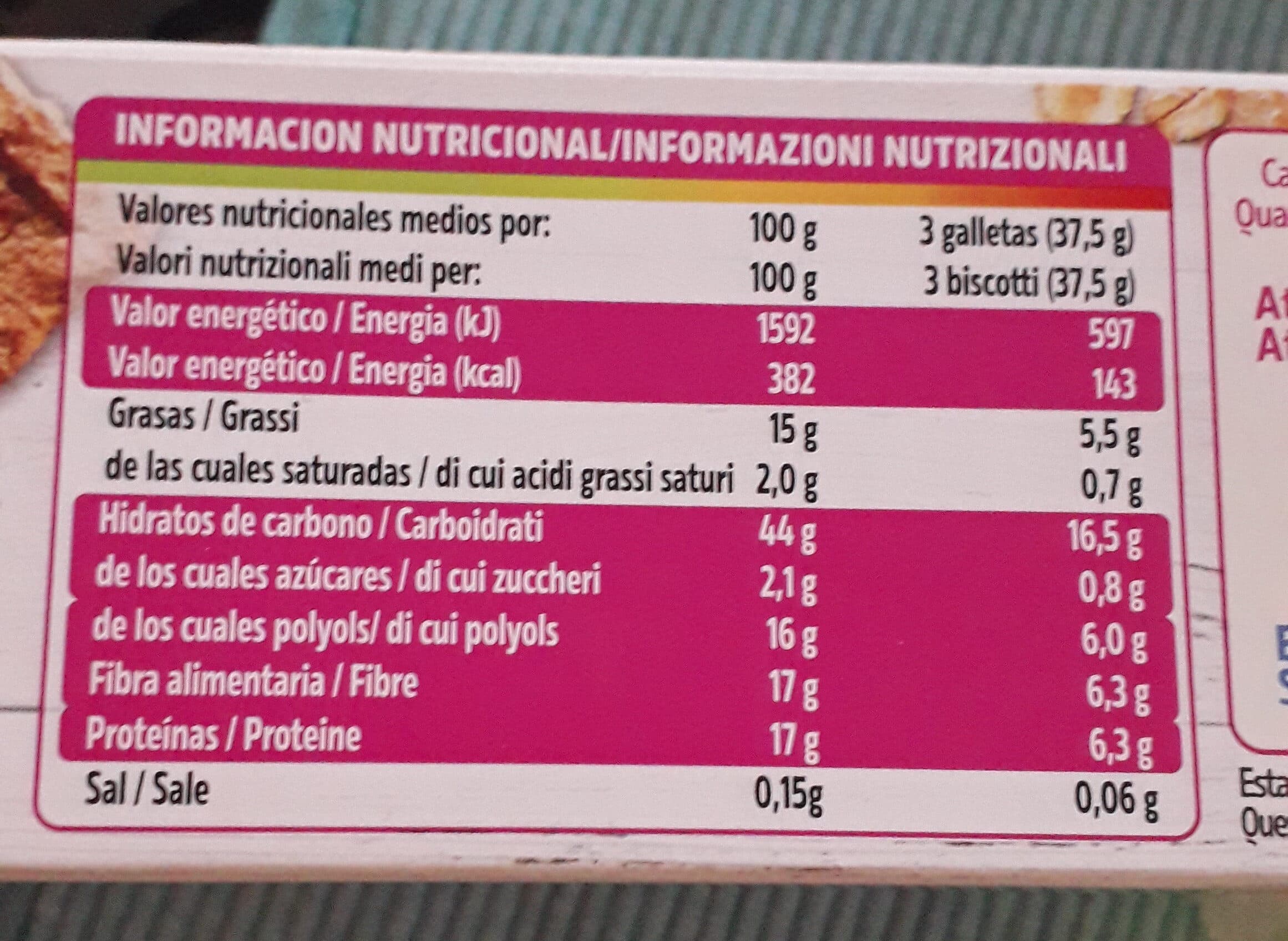 Dukan Dukan galletas con trozos de avellana packshot