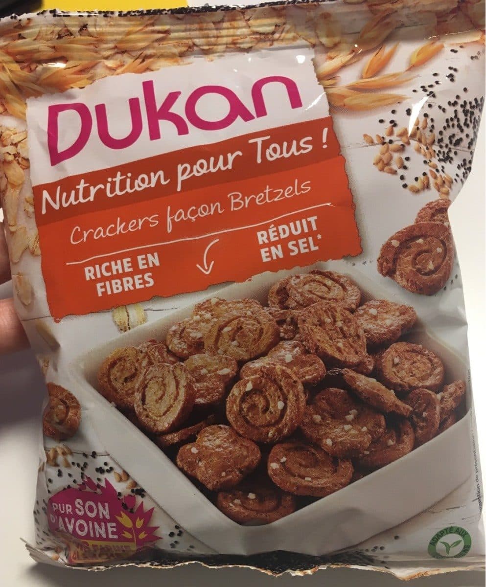 Dukan Crackers façon bretzels packshot