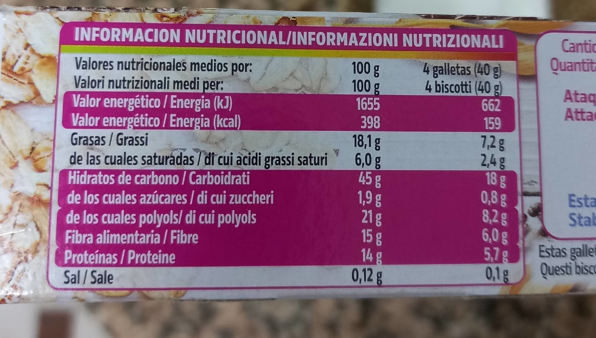 Dukan Galletas con cobertura de chocolate y semillas de chia packshot