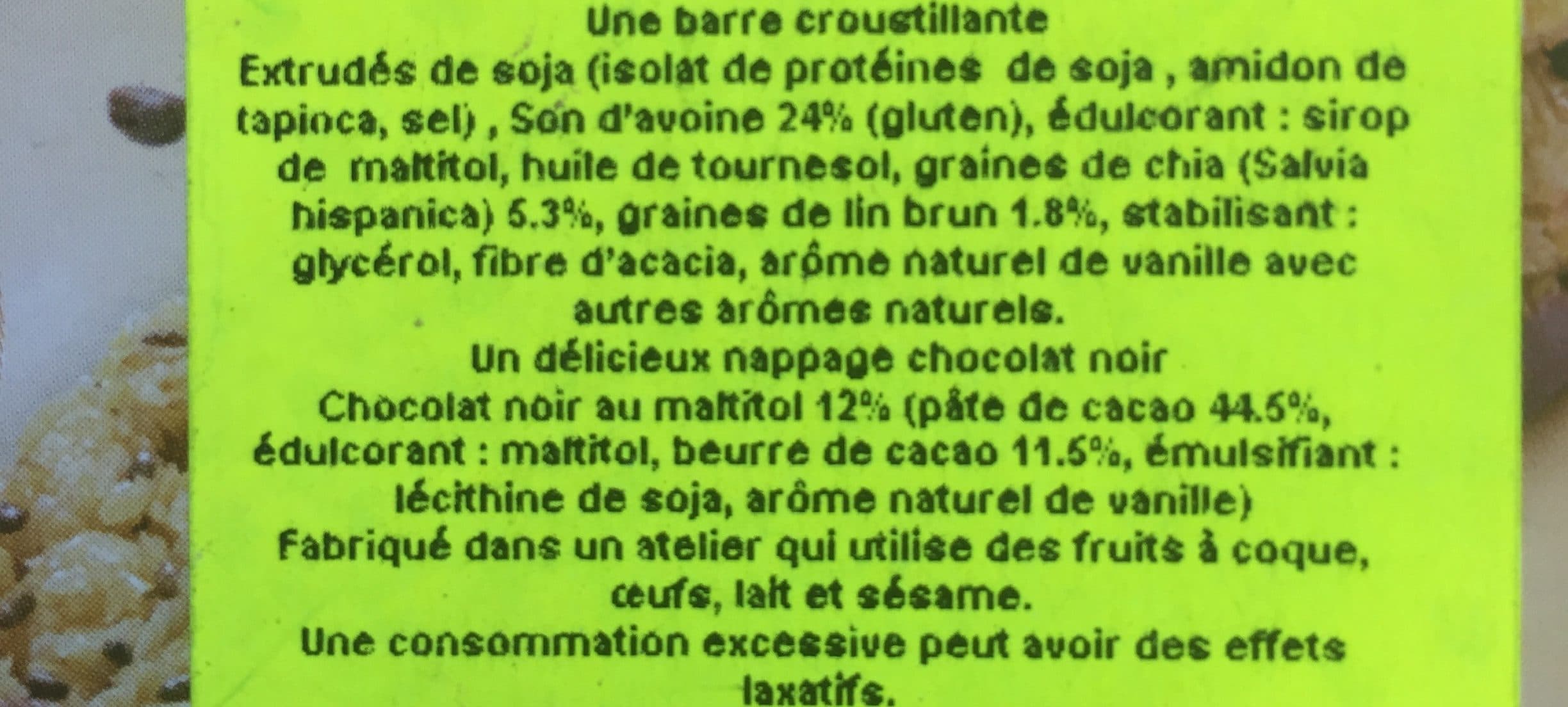 Dukan Barretta Di Crusca D'avena Cioccolato e Semi Di Chia - Dukan packshot