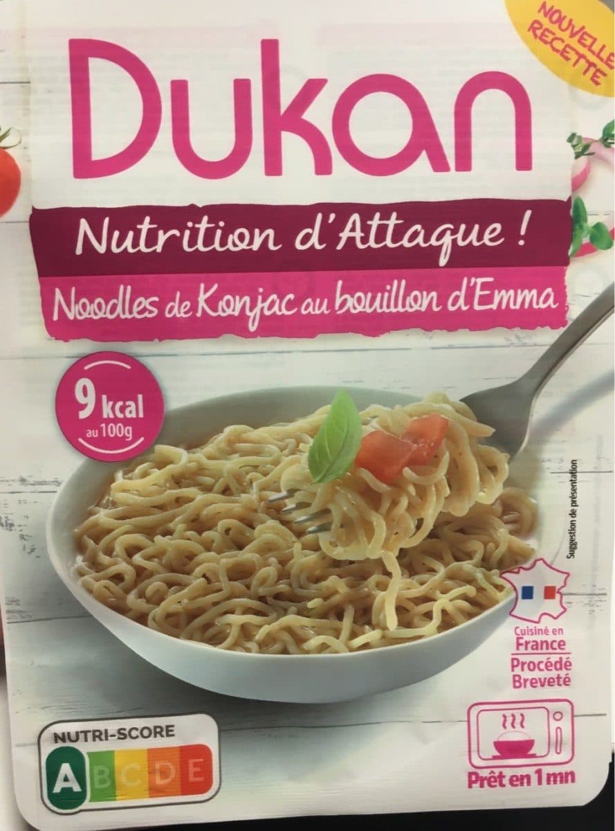 Dukan Noodles de konjac au bouillon d'Emma packshot
