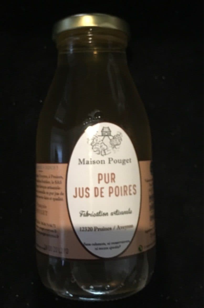 Maison Pouget Pur jus de poires packshot