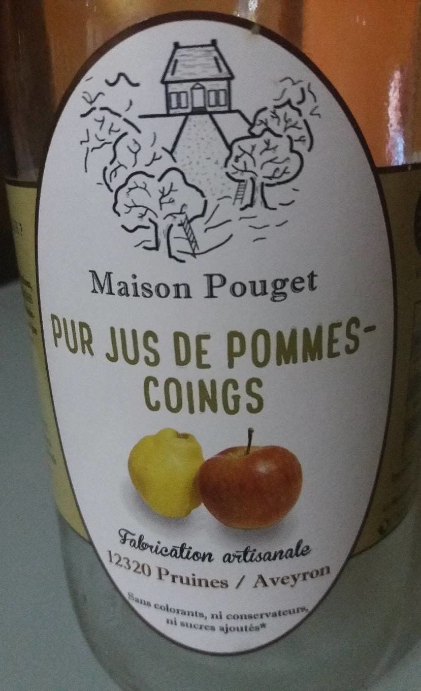 Maison Pouget Pur jus de pommes coings packshot