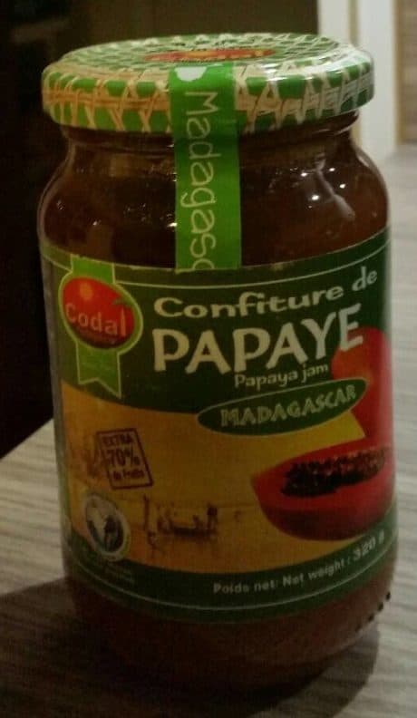 Codal Confiture de papaye packshot