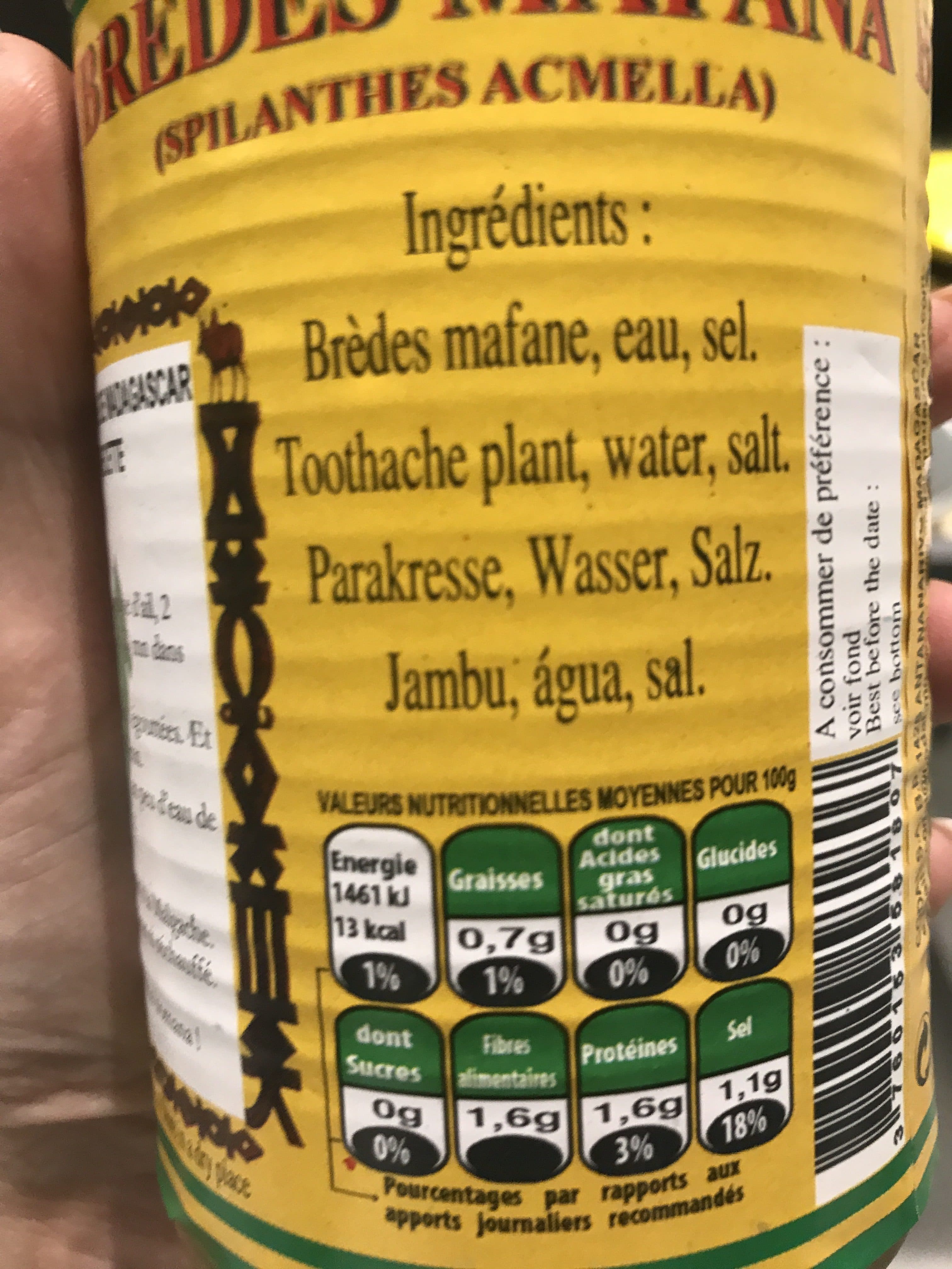 Socodal Brèdes mafana packshot