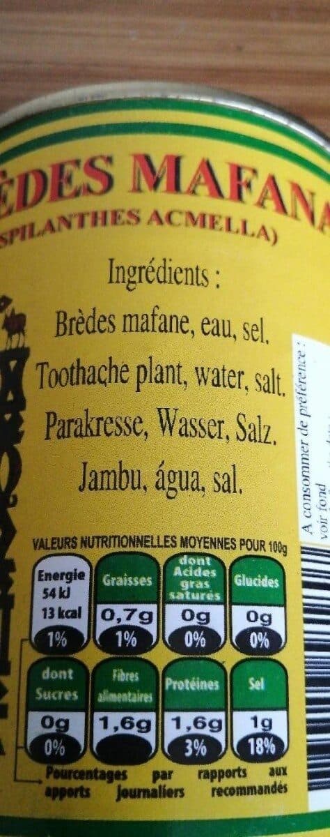 Socodal Brèdes mafana packshot