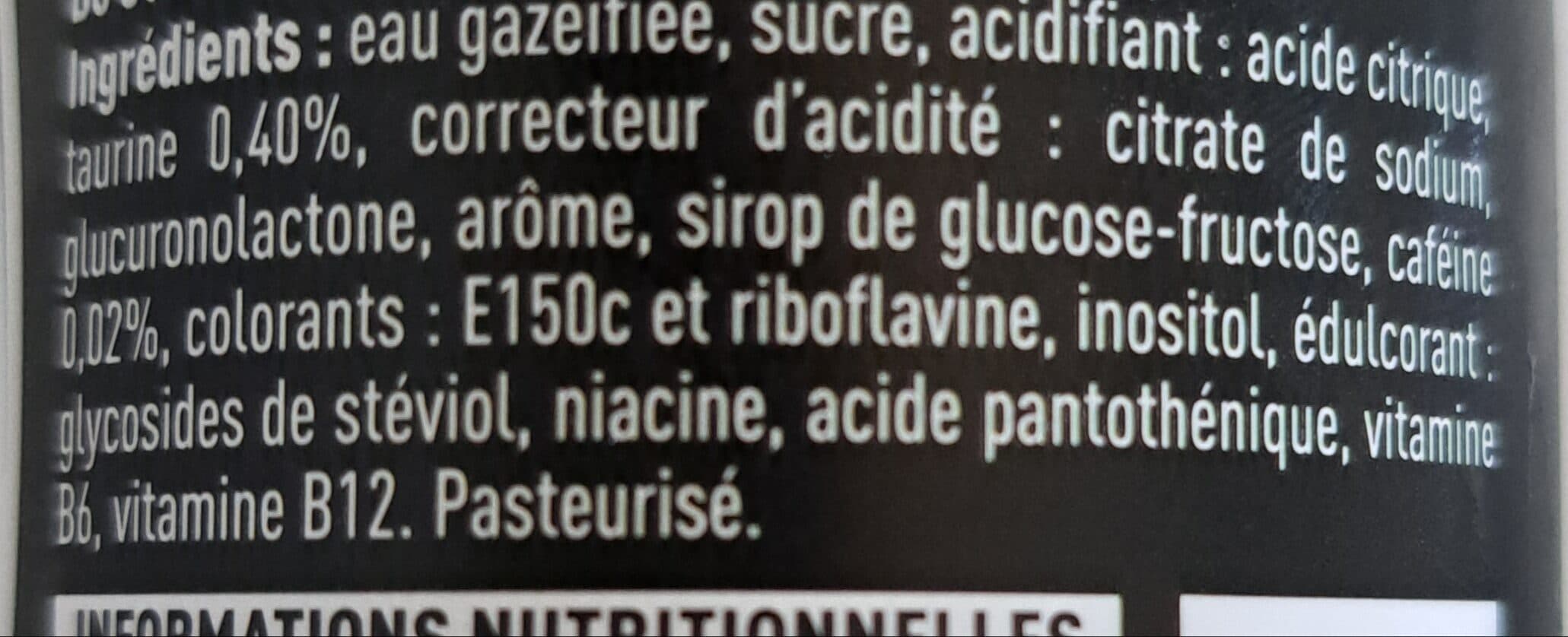 Braou Energy Goût Taurine packshot