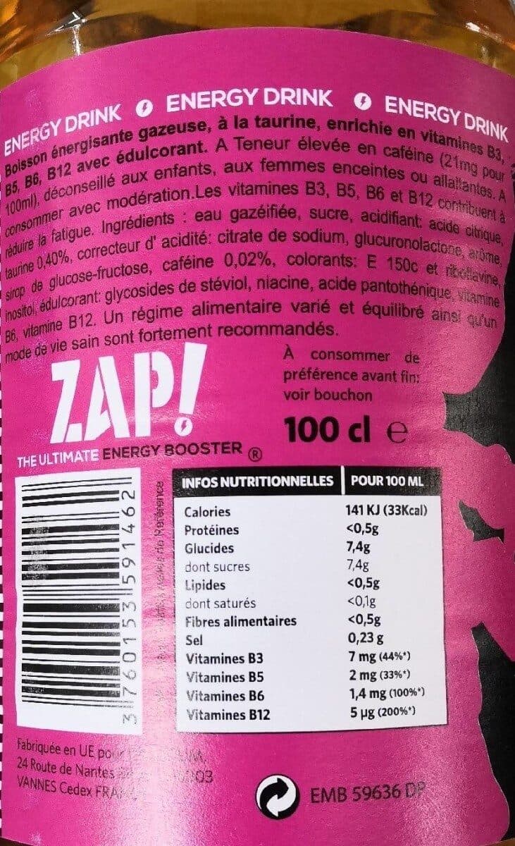 Open Food Facts Energy booster packshot