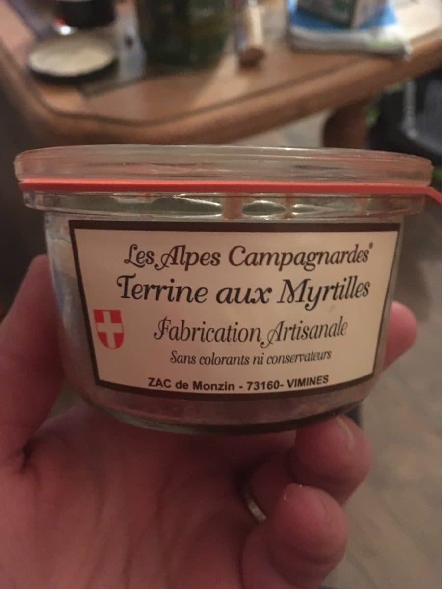 Open Food Facts Terrine aux myrtilles packshot