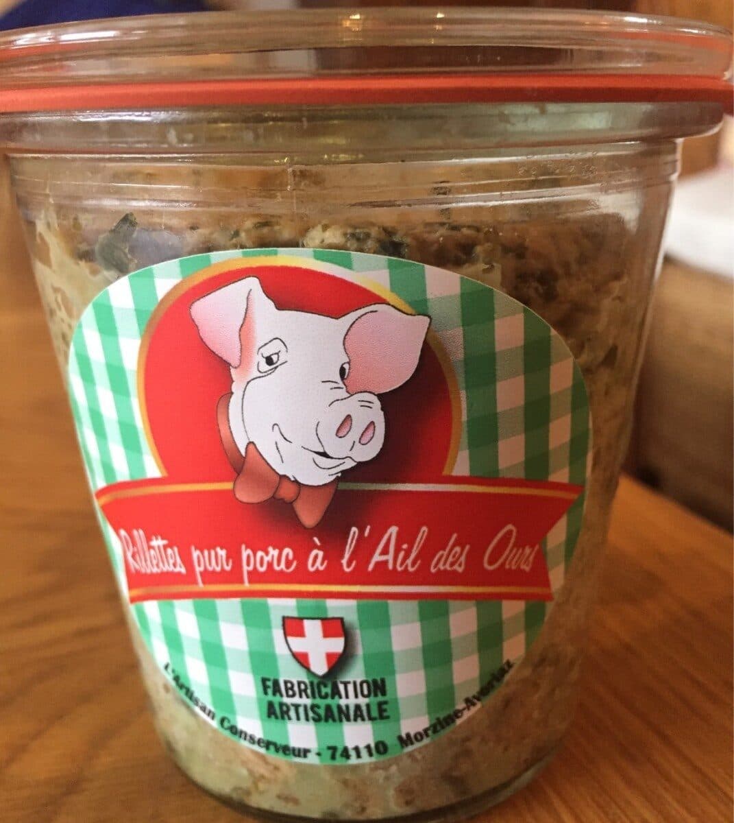Les Délices D’alpage Rillettes pur porc à l’ail des ours packshot
