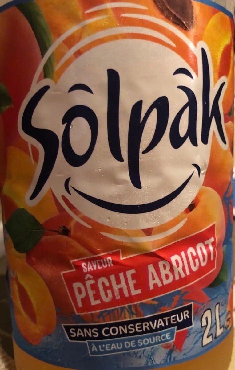 Solpak Solpâk pêche abricot packshot