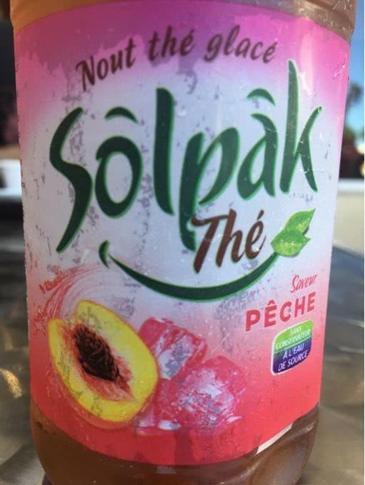 Solpak Thé saveur Pêche packshot