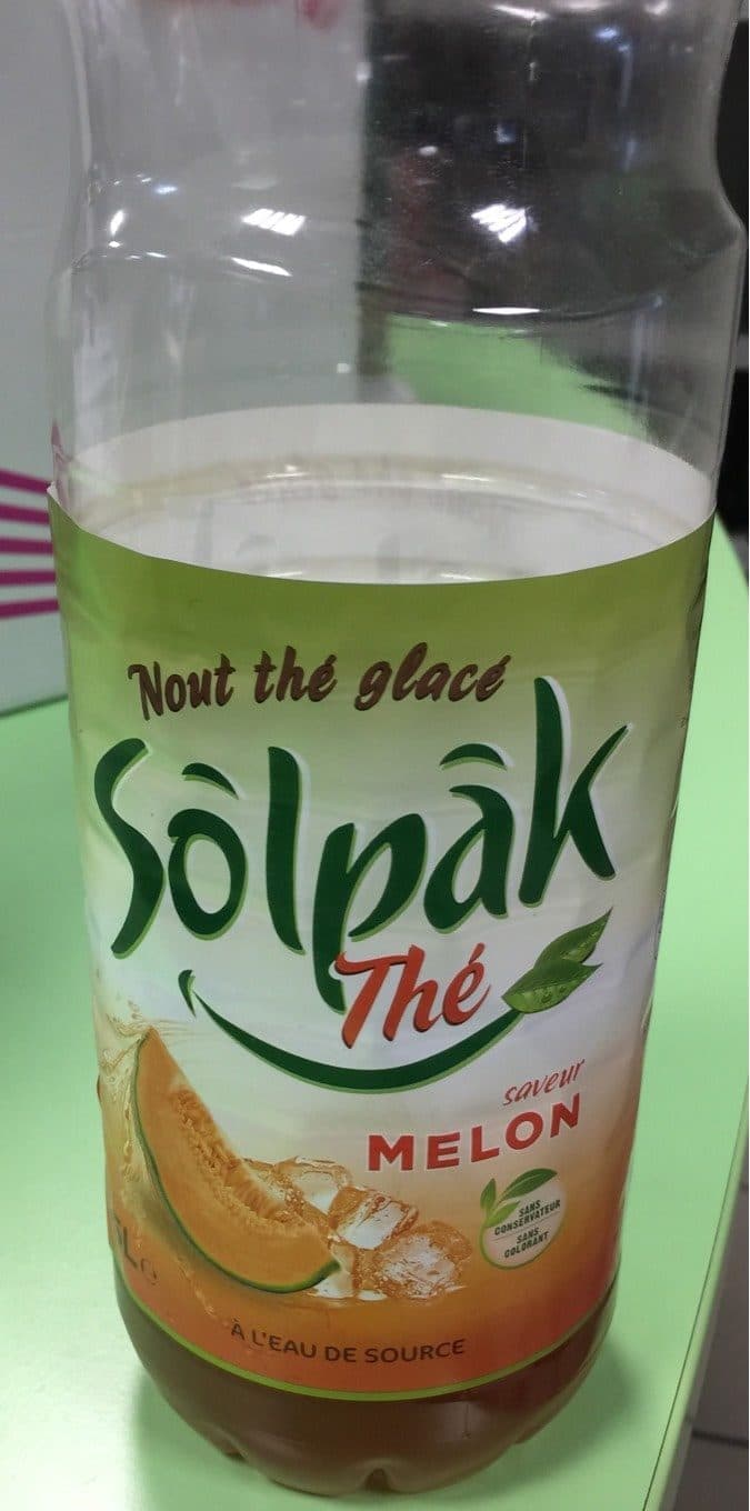 Solpak Solpak thé saveur melon packshot