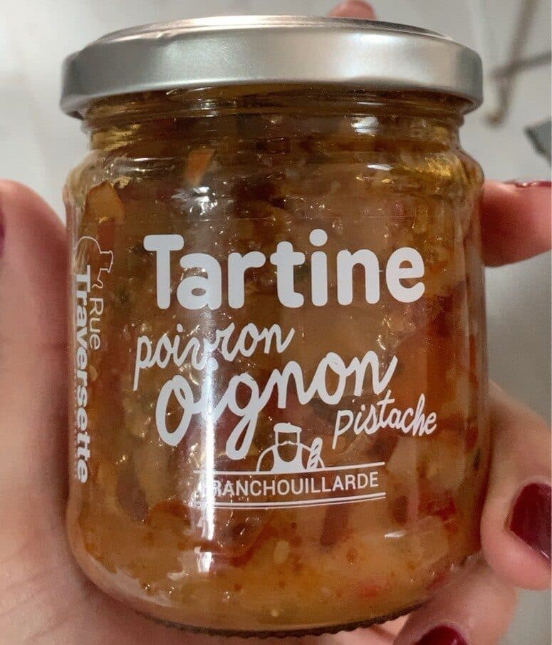 Rue Traversette Tartine Poivron Oignon Pistache packshot