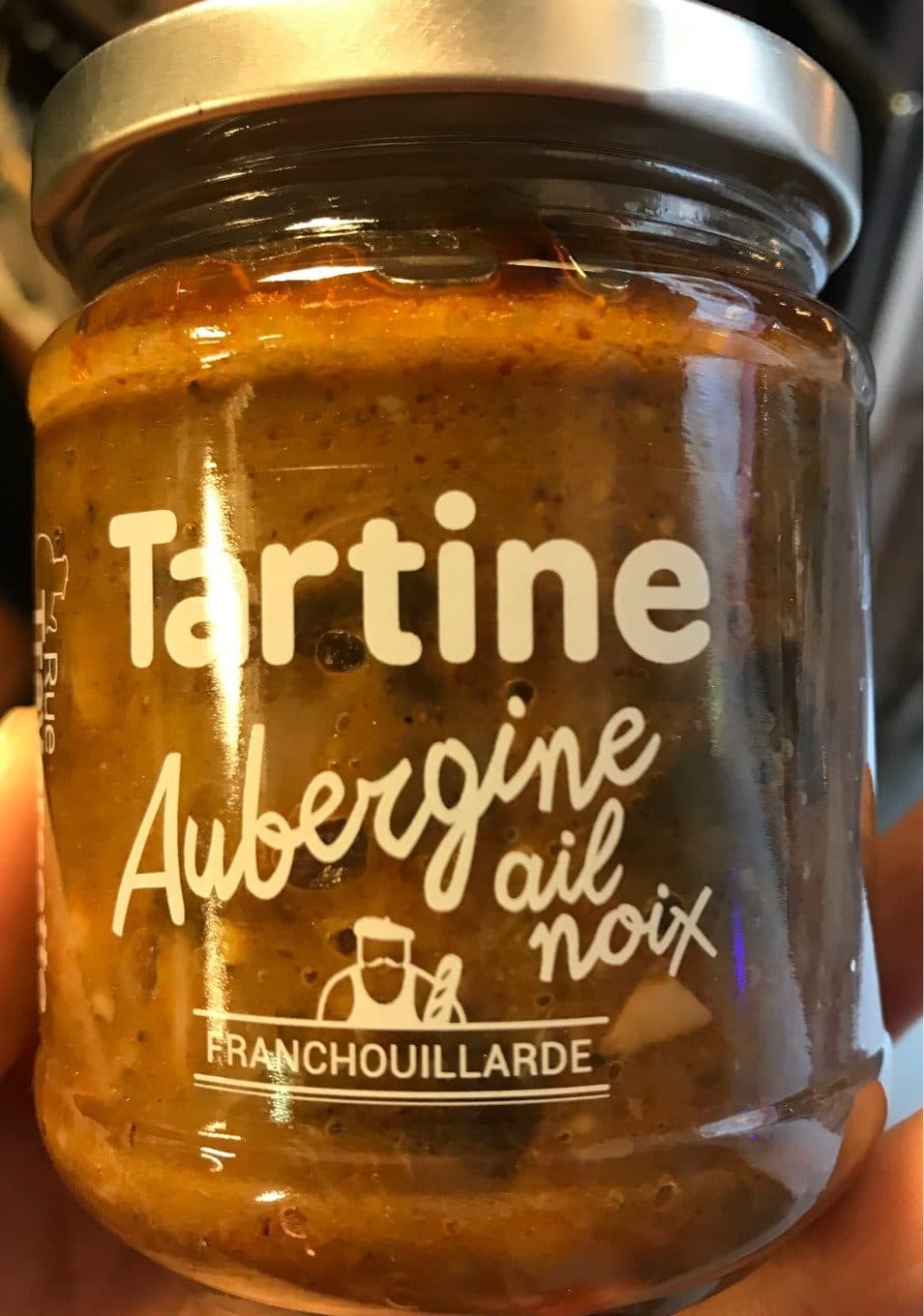 Rue Traversette Tartine Aubergine ail noix packshot