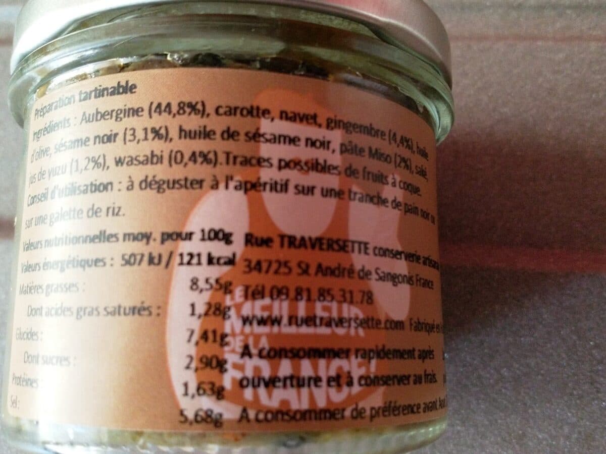Rue Traversette Tartine au Japon packshot