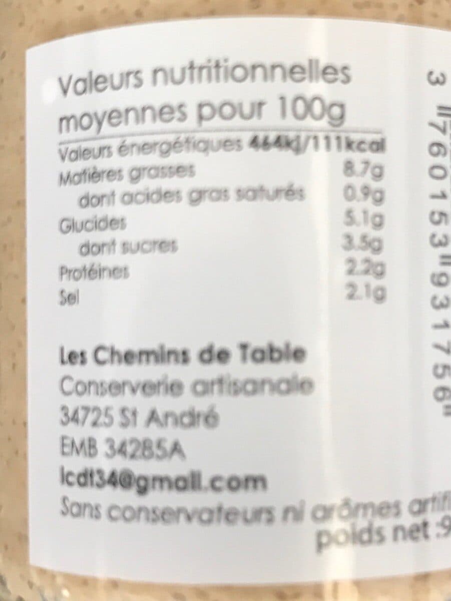 Open Food Facts Tartinette Champignon (très mignon) packshot