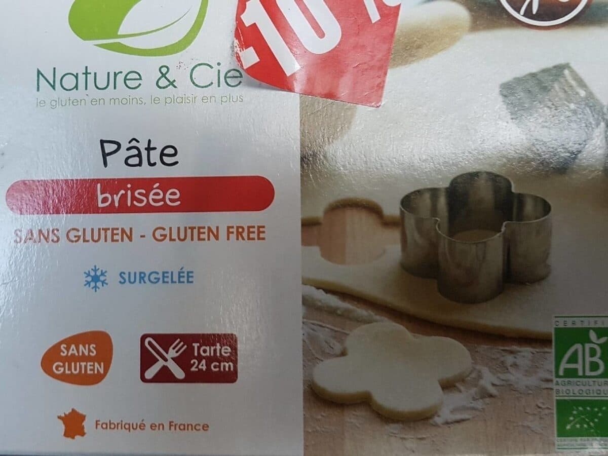 Nature & Cie Pate brisée sans gluten packshot
