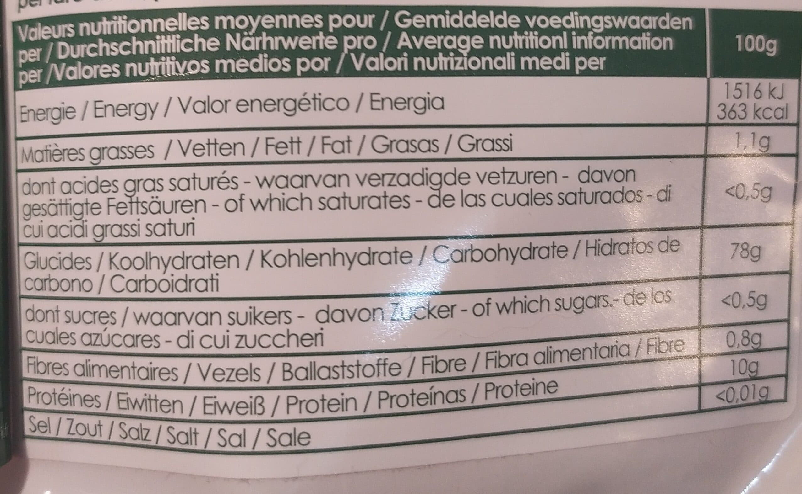 Nature & Cie Farine de Riz packshot