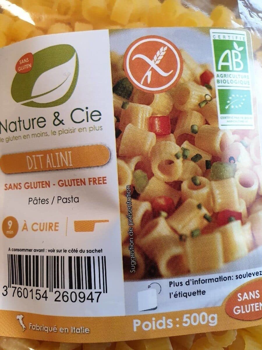 Nature & Cie Ditalini Sans Gluten Mais Et Riz packshot