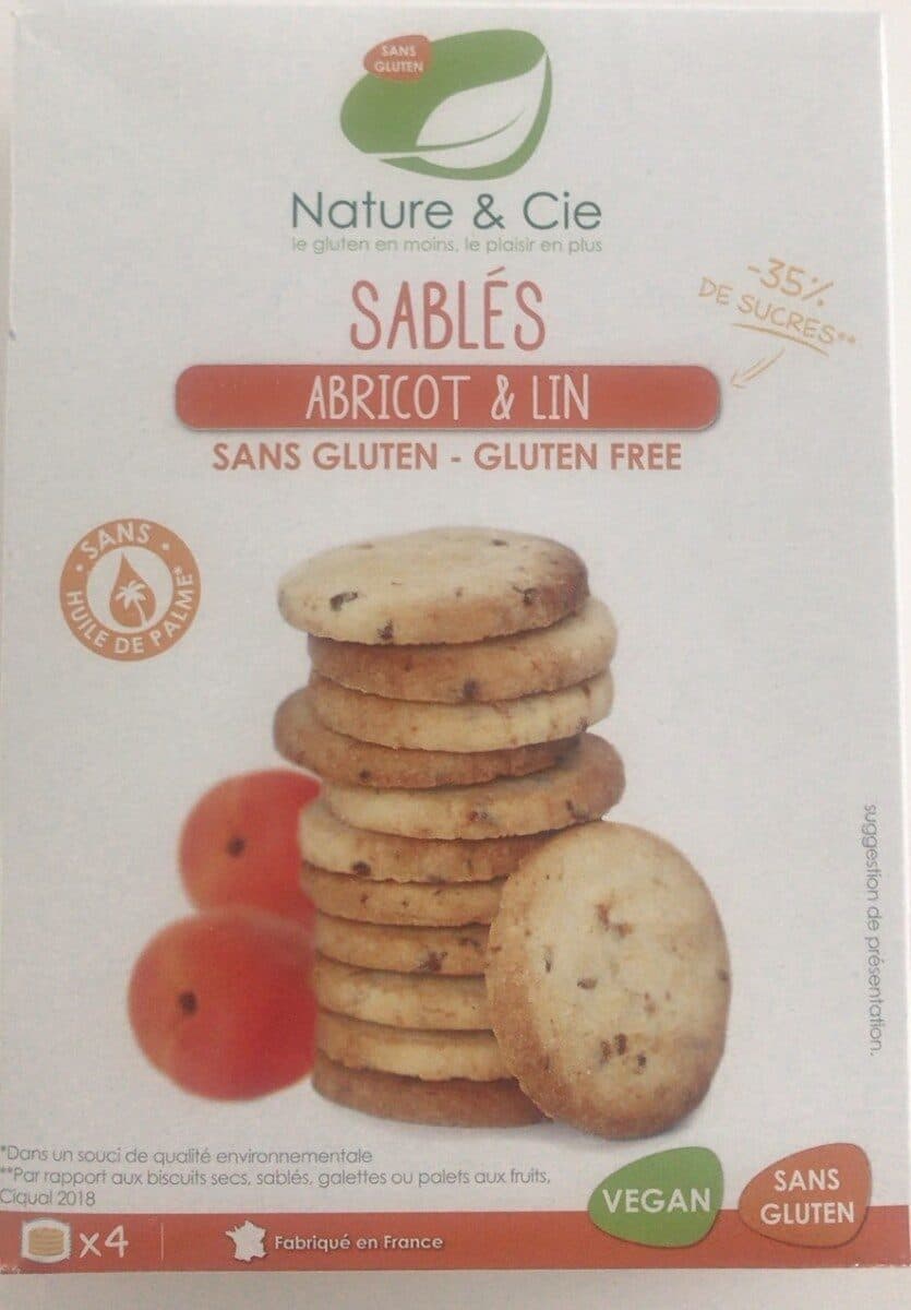 Nature & Cie Sablés abricot et lin packshot