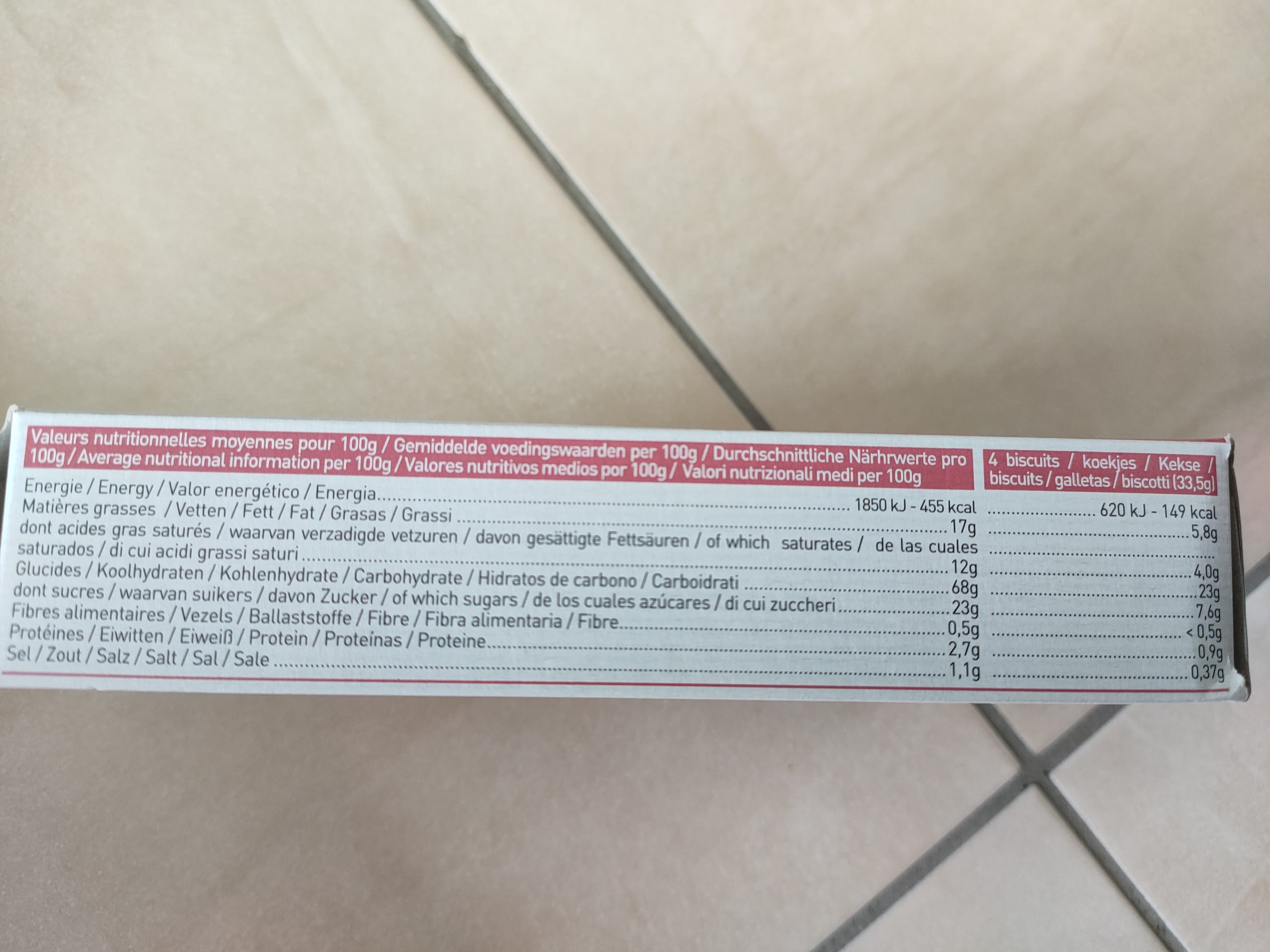 Nature Et Cie Sablés caramel au beurre salé packshot