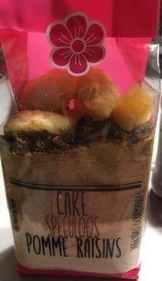 Légendes Gourmandes Cake speculos pomme raisins packshot
