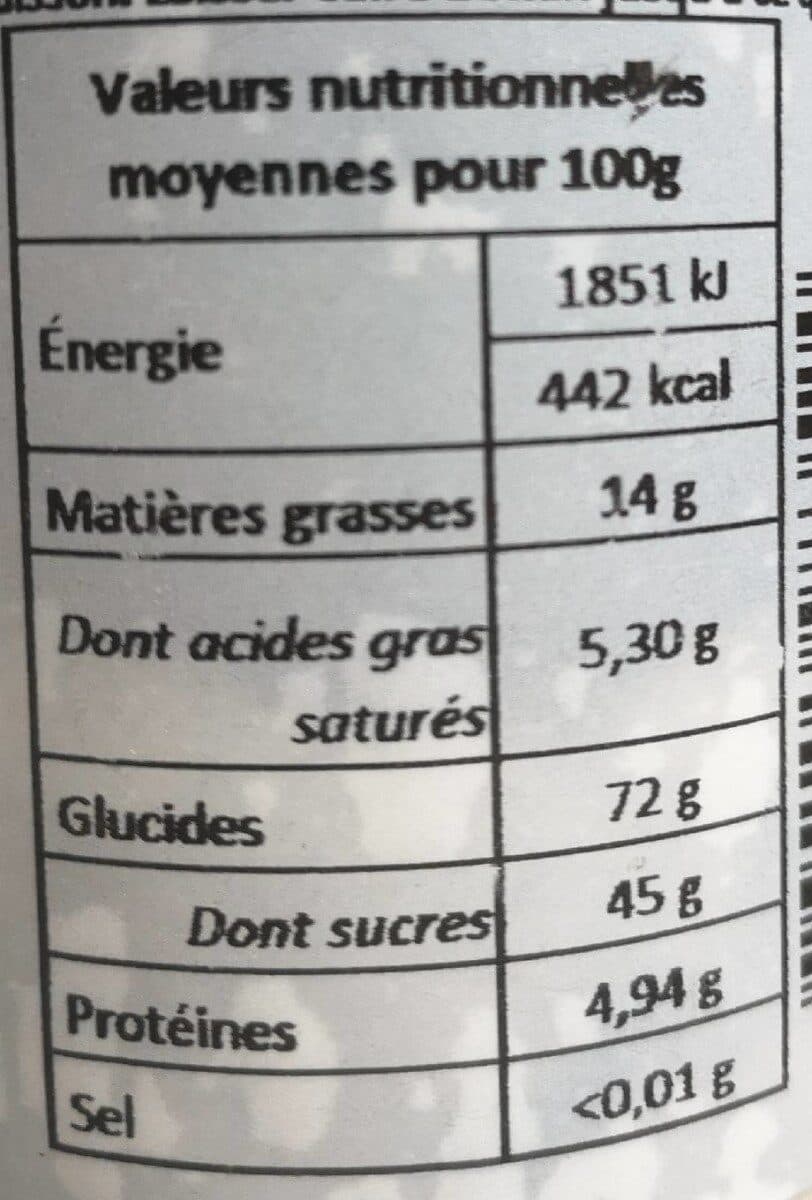 Légendes Gourmandes Cake speculos pomme raisins packshot