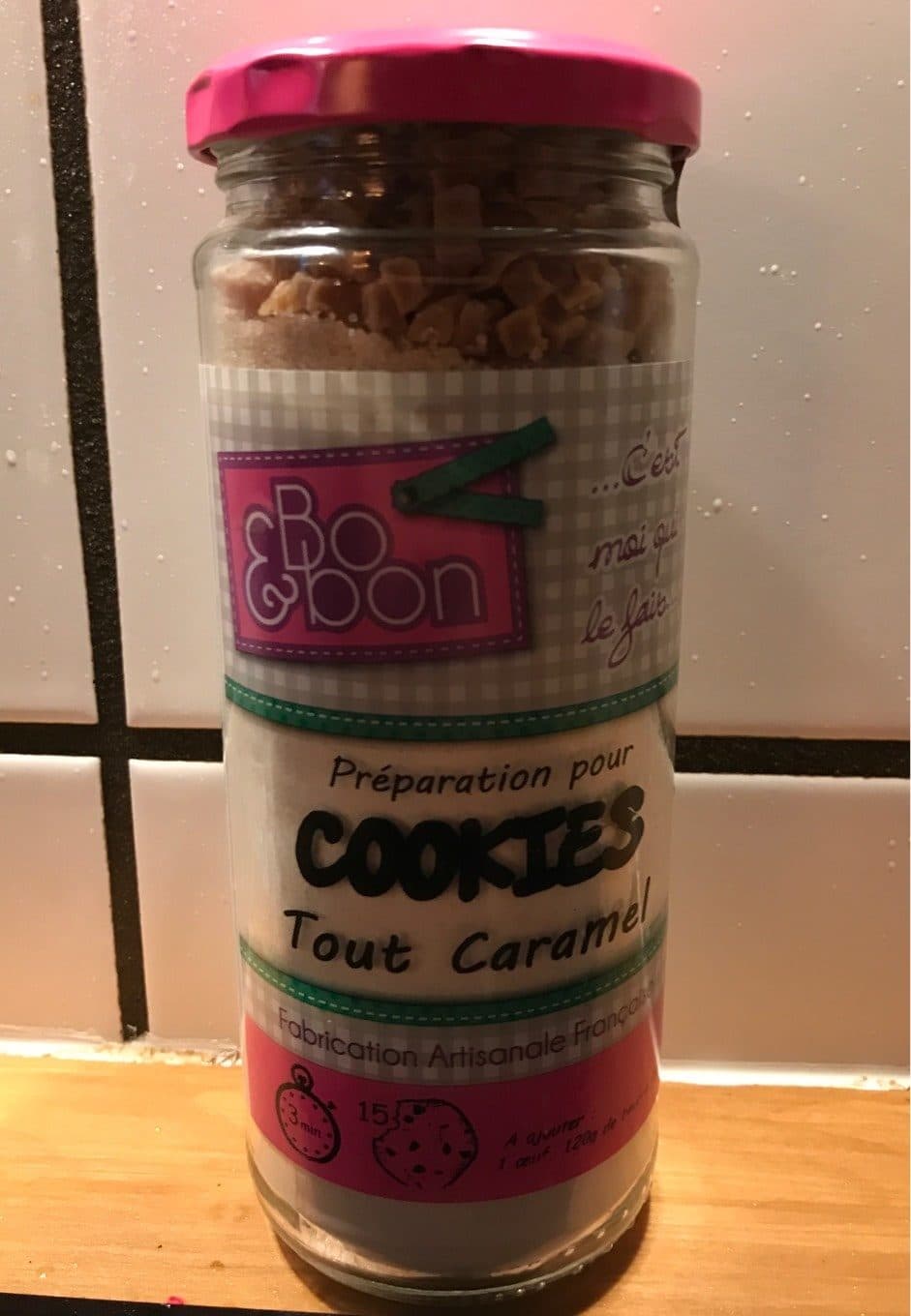 Bo & Bon Prepartion pour Cookie tout caramel packshot