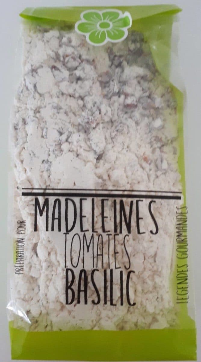 Légendes Gourmandes préparation pour madeleines tomates basilic packshot