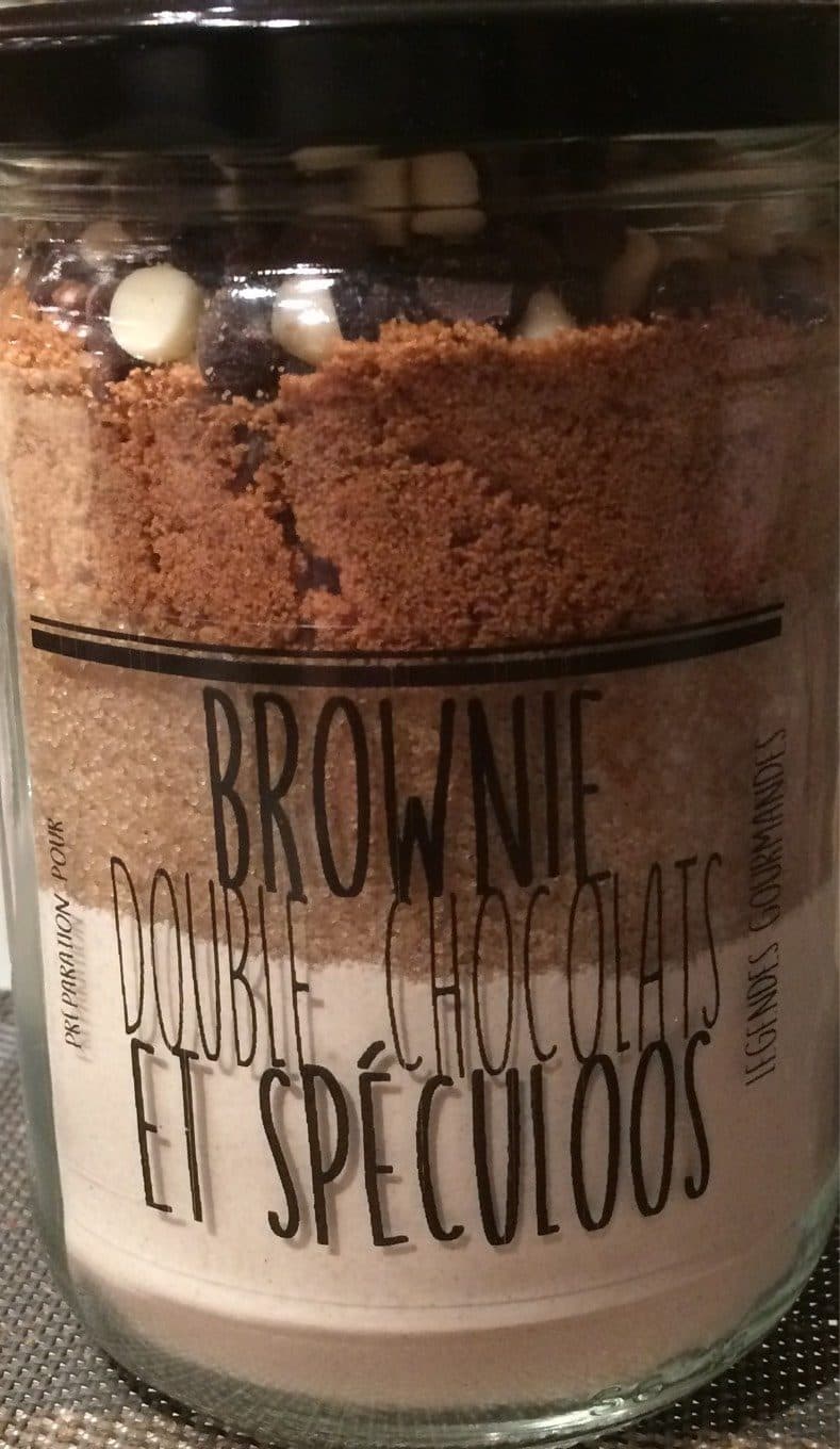 Legendes Gourmandes Brownie double chocolats et speculoos packshot